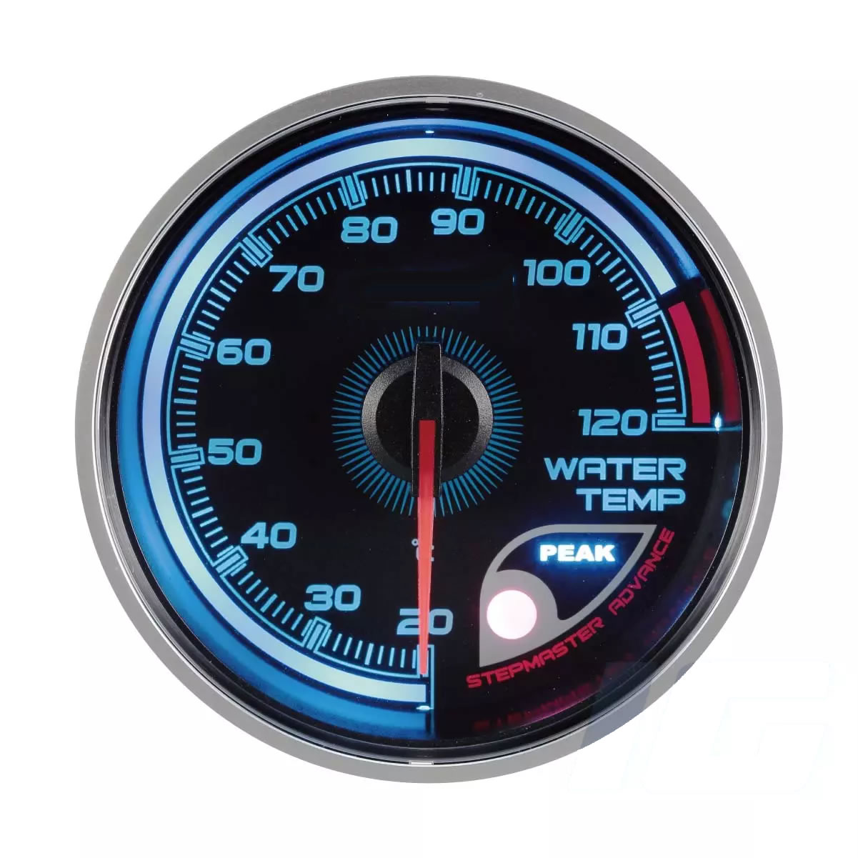 60mm LED Illumination Performance Car Gauges - Water Temp Gauge With Waterproof Sensor Connector For Your Sport Racing Car